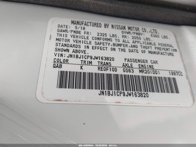 JN1BJ1CP9JW163820 Nissan Rogue Sport Sl