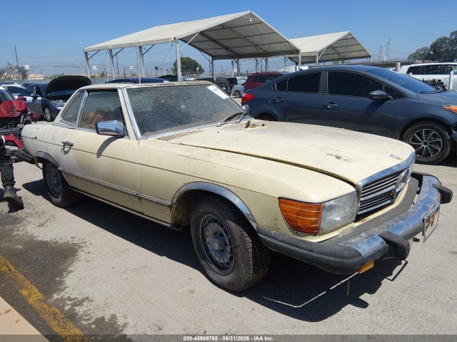 Продаж на аукціоні авто 1978 Mercedes-benz Sl-class, vin: 10704412045877, номер лоту: 45989765