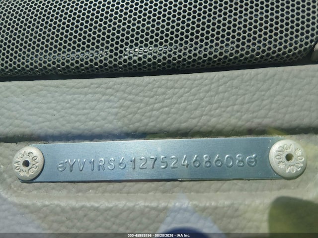 45989896 :رقم المزاد ، YV1RS612752468608 vin ، 2005 Volvo S60 مزاد بيع