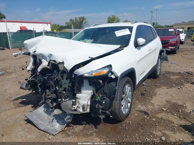 45989982 :رقم المزاد ، 1C4PJMDS6GW227344 vin ، 2016 Jeep Cherokee Limited مزاد بيع