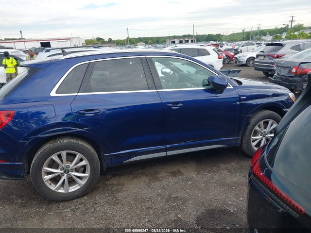 Продаж на аукціоні авто 2022 Audi Q3 Premium 45 Tfsi S Line Quattro Tiptronic, vin: WA1DECF34N1026361, номер лоту: 45990247
