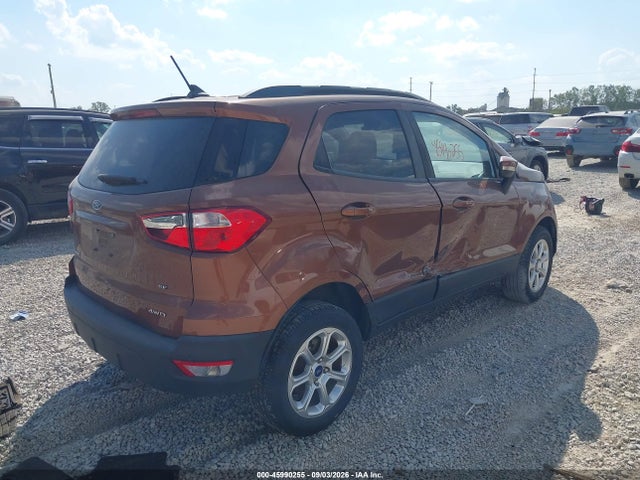 Продажа на аукционе авто 2020 Ford Ecosport Se, vin: MAJ6S3GL1LC388807, номер лота: 45990255