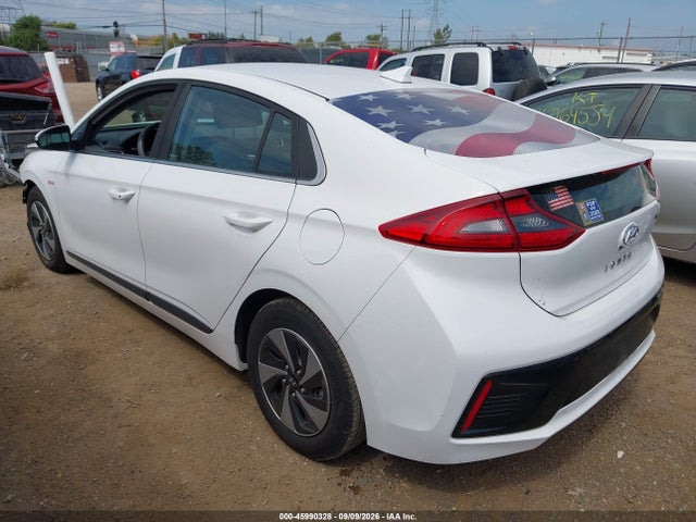 2018 Hyundai Ioniq Hybrid Sel მანქანა იყიდება აუქციონზე, vin: KMHC75LC7JU090393, აუქციონის ნომერი: 45990328