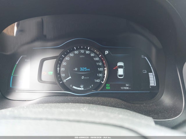 2018 Hyundai Ioniq Hybrid Sel მანქანა იყიდება აუქციონზე, vin: KMHC75LC7JU090393, აუქციონის ნომერი: 45990328