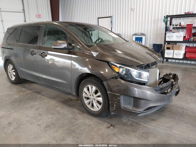 2017 Kia Sedona Lx მანქანა იყიდება აუქციონზე, vin: KNDMB5C19H6340091, აუქციონის ნომერი: 45990353