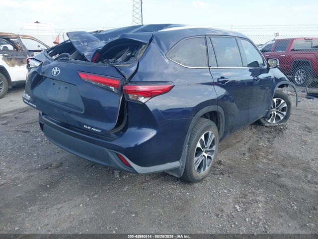 2020 Toyota Highlander Xle მანქანა იყიდება აუქციონზე, vin: 5TDHZRBH8LS518553, აუქციონის ნომერი: 45990514