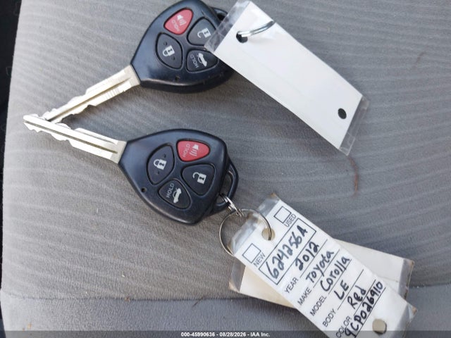 Продажа на аукционе авто 2012 Toyota Corolla Le, vin: 5YFBU4EE9CP026910, номер лота: 45990636
