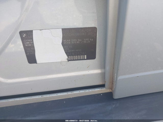 45990721 :رقم المزاد ، 5YMGY0C59ALK25281 vin ، 2010 Bmw X5 M مزاد بيع