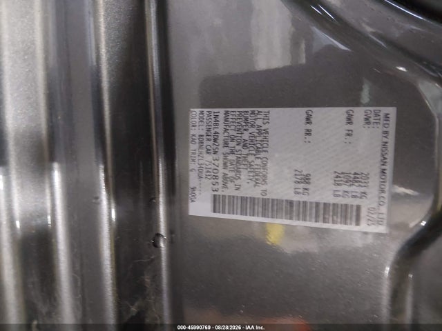 45990769 :رقم المزاد ، 1N4BL4DW2SN370853 vin ، 2025 Nissan Altima Sv Awd مزاد بيع
