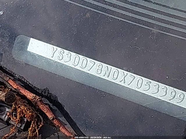45991021 :رقم المزاد ، YS3DD78N0X7053399 vin ، 1999 Saab 9-3 مزاد بيع