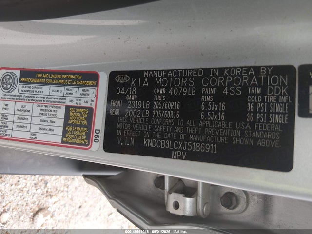 KIA NIRO FE 2018 KNDCB3LCXJ5186911 Image 9