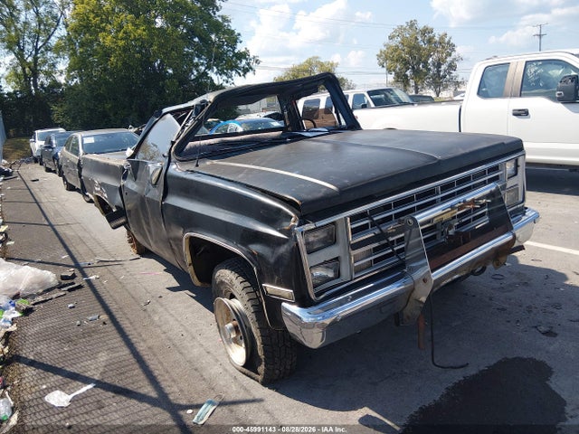1986 Chevrolet K10 მანქანა იყიდება აუქციონზე, vin: 1GCEK14H3GF378259, აუქციონის ნომერი: 45991143