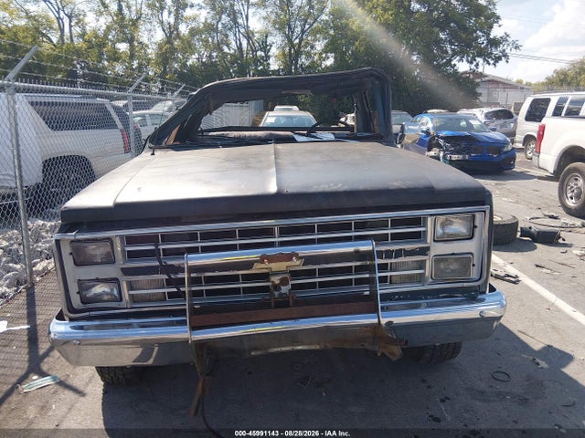 1986 Chevrolet K10 მანქანა იყიდება აუქციონზე, vin: 1GCEK14H3GF378259, აუქციონის ნომერი: 45991143