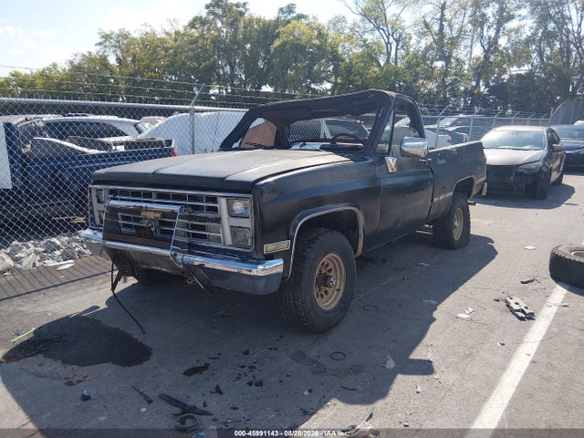 1986 Chevrolet K10 მანქანა იყიდება აუქციონზე, vin: 1GCEK14H3GF378259, აუქციონის ნომერი: 45991143