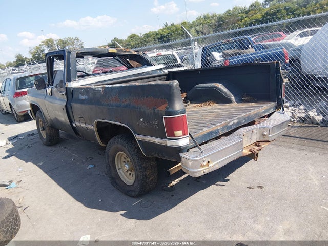 1986 Chevrolet K10 მანქანა იყიდება აუქციონზე, vin: 1GCEK14H3GF378259, აუქციონის ნომერი: 45991143