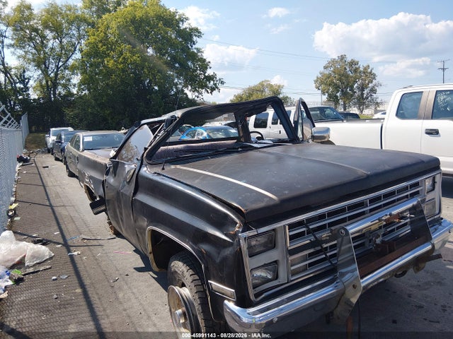 1986 Chevrolet K10 მანქანა იყიდება აუქციონზე, vin: 1GCEK14H3GF378259, აუქციონის ნომერი: 45991143