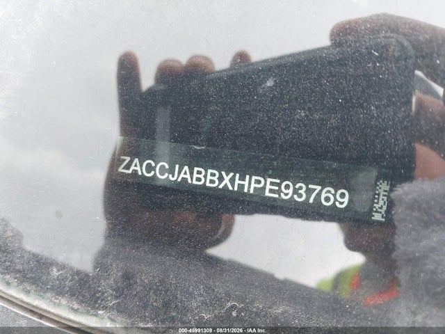 Aukcja sprzedaży 2017 Jeep Renegade Altitude Fwd, vin: ZACCJABBXHPE93769, numer aukcji: 45991309