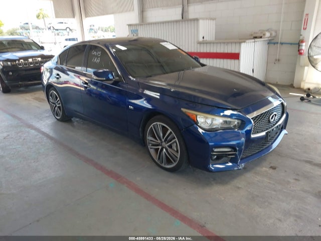 2017 Infiniti Q50 3.0t Sport მანქანა იყიდება აუქციონზე, vin: JN1EV7ARXHM833972, აუქციონის ნომერი: 45991433