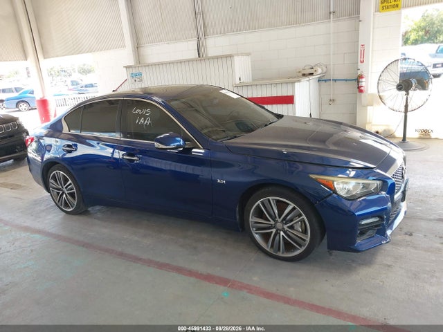 2017 Infiniti Q50 3.0t Sport მანქანა იყიდება აუქციონზე, vin: JN1EV7ARXHM833972, აუქციონის ნომერი: 45991433