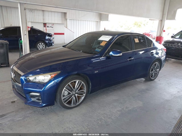 2017 Infiniti Q50 3.0t Sport მანქანა იყიდება აუქციონზე, vin: JN1EV7ARXHM833972, აუქციონის ნომერი: 45991433