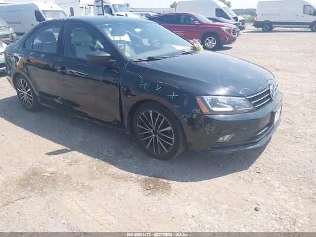 2016 Volkswagen Jetta 1.8t Sport მანქანა იყიდება აუქციონზე, vin: 3VWB17AJ5GM287796, აუქციონის ნომერი: 45991478