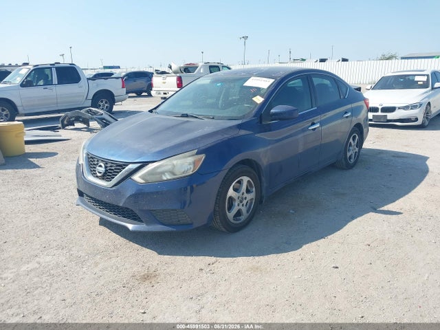 2016 Nissan Sentra S მანქანა იყიდება აუქციონზე, vin: 3N1AB7AP4GY212261, აუქციონის ნომერი: 45991503