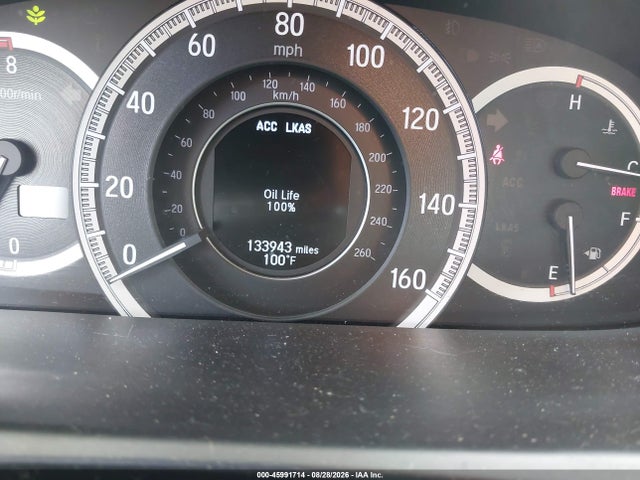 45991714 :رقم المزاد ، 1HGCR2F92GA001113 vin ، 2016 Honda Accord Ex-l مزاد بيع