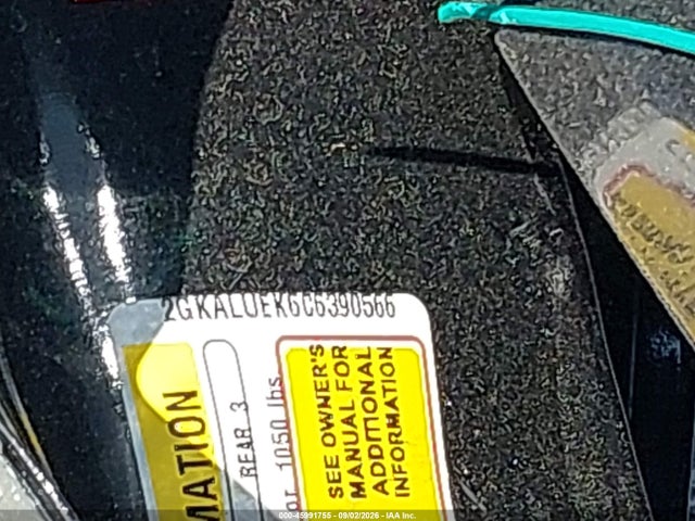 2012 Gmc Terrain Slt-1 მანქანა იყიდება აუქციონზე, vin: 2GKALUEK6C6390566, აუქციონის ნომერი: 45991755