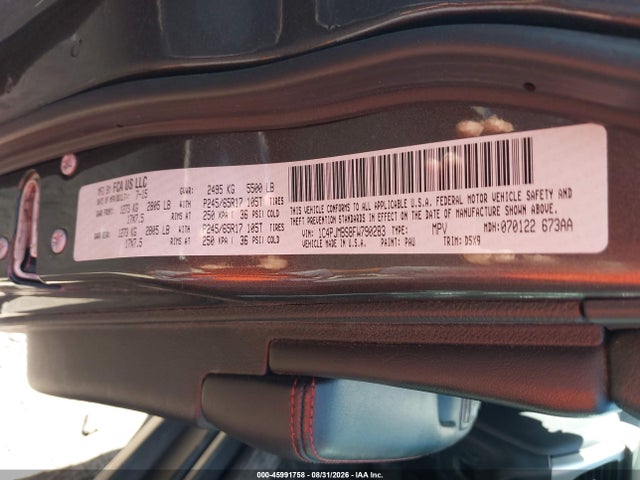 1C4PJMBS8FW790283 Jeep Cherokee Trailhawk