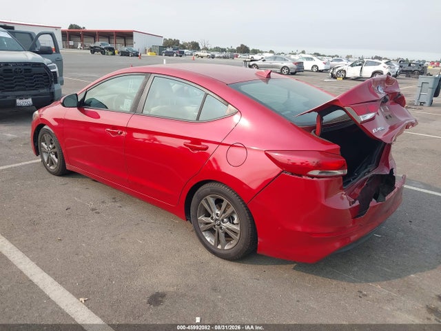 2018 Hyundai Elantra Sel მანქანა იყიდება აუქციონზე, vin: 5NPD84LF9JH247183, აუქციონის ნომერი: 45992082