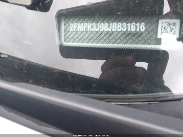 45992112 :رقم المزاد ، 2FMPK3J98JBB31616 vin ، 2018 Ford Edge Sel مزاد بيع