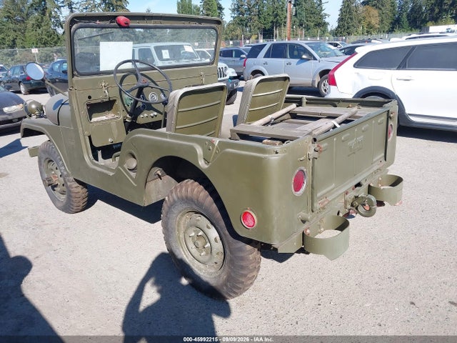 1955 Jeep Willys მანქანა იყიდება აუქციონზე, vin: 5754812784, აუქციონის ნომერი: 45992215