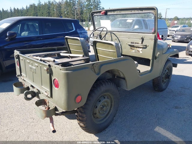 1955 Jeep Willys მანქანა იყიდება აუქციონზე, vin: 5754812784, აუქციონის ნომერი: 45992215