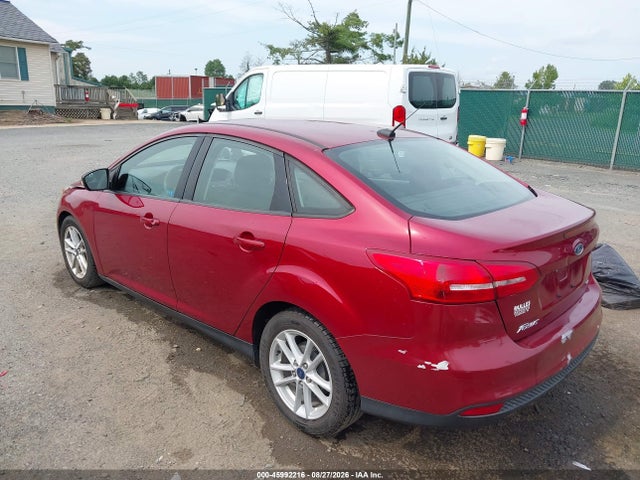 45992216 :رقم المزاد ، 1FADP3F29HL275289 vin ، 2017 Ford Focus Se مزاد بيع