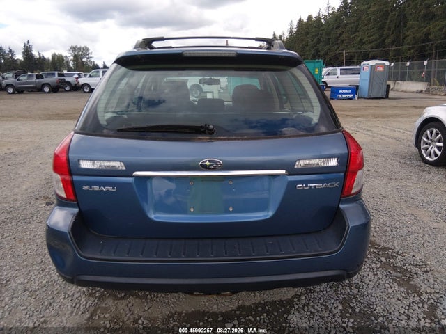 2008 Subaru Outback 2.5i/2.5i L.l. Bean Edition მანქანა იყიდება აუქციონზე, vin: 4S4BP61C687334662, აუქციონის ნომერი: 45992257