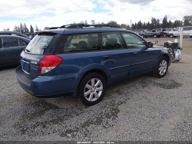 2008 Subaru Outback 2.5i/2.5i L.l. Bean Edition მანქანა იყიდება აუქციონზე, vin: 4S4BP61C687334662, აუქციონის ნომერი: 45992257