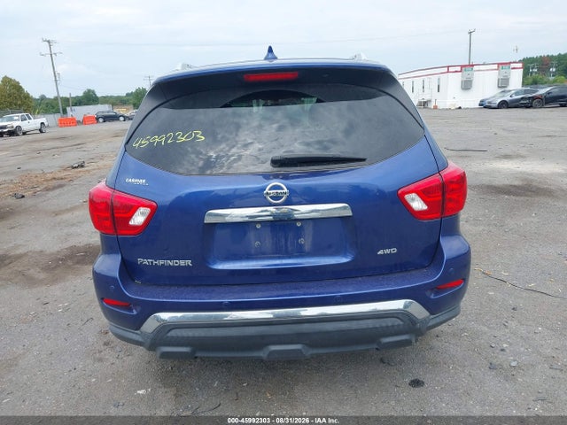 2019 Nissan Pathfinder S მანქანა იყიდება აუქციონზე, vin: 5N1DR2MM7KC629915, აუქციონის ნომერი: 45992303