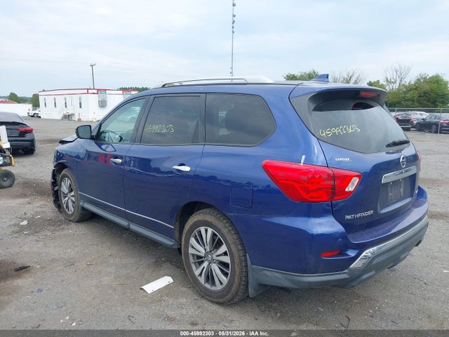 2019 Nissan Pathfinder S მანქანა იყიდება აუქციონზე, vin: 5N1DR2MM7KC629915, აუქციონის ნომერი: 45992303