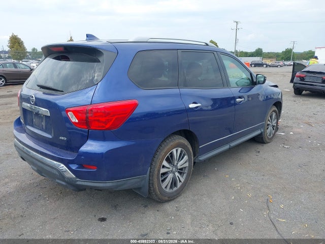 2019 Nissan Pathfinder S მანქანა იყიდება აუქციონზე, vin: 5N1DR2MM7KC629915, აუქციონის ნომერი: 45992303
