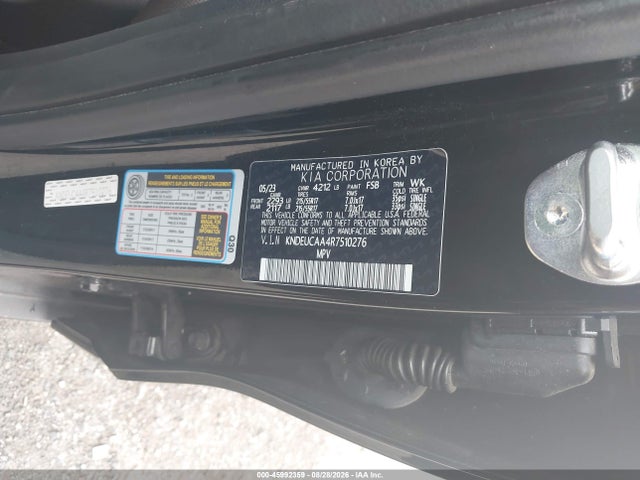 Aukcja sprzedaży 2024 Kia Seltos S, vin: KNDEUCAA4R7510276, numer aukcji: 45992359