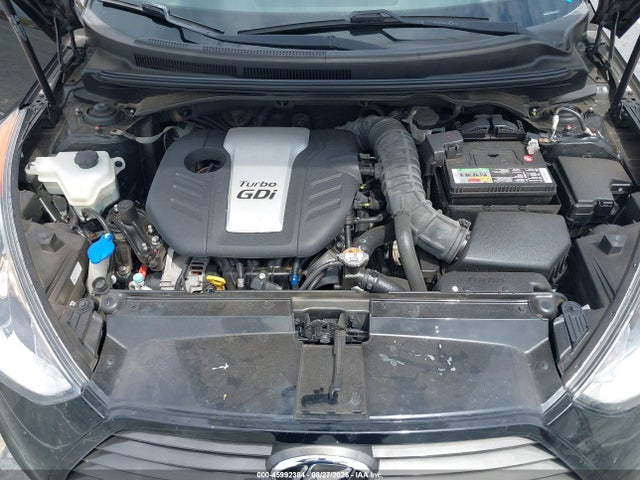 45992384 :رقم المزاد ، KMHTC6AE1EU208191 vin ، 2014 Hyundai Veloster Turbo W/blue مزاد بيع