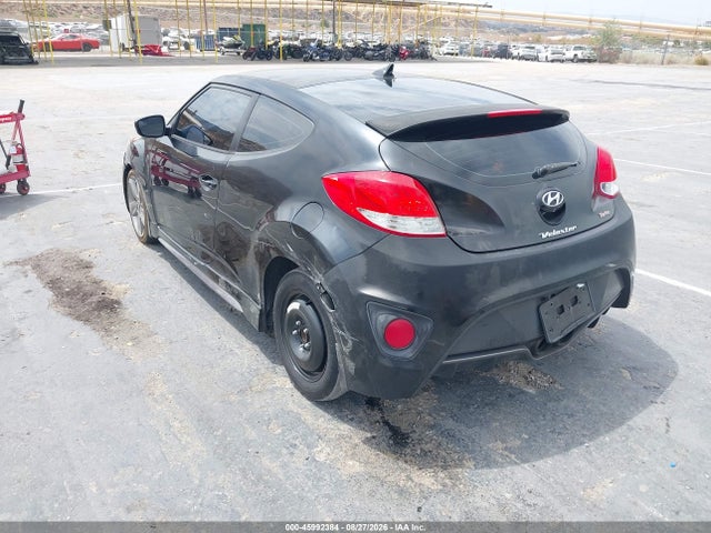 45992384 :رقم المزاد ، KMHTC6AE1EU208191 vin ، 2014 Hyundai Veloster Turbo W/blue مزاد بيع