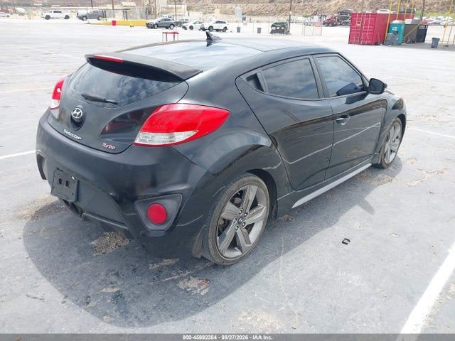 45992384 :رقم المزاد ، KMHTC6AE1EU208191 vin ، 2014 Hyundai Veloster Turbo W/blue مزاد بيع