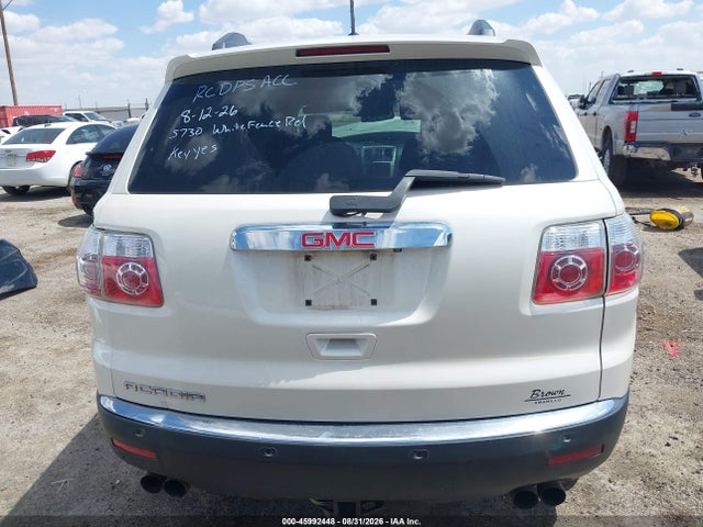 Продажа на аукционе авто 2011 Gmc Acadia Sle, vin: 1GKKRPED7BJ386632, номер лота: 45992448