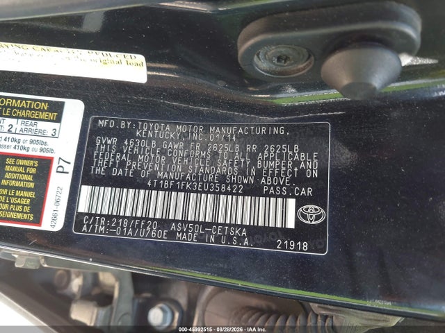 Aukcja sprzedaży 2014 Toyota Camry Se, vin: 4T1BF1FK3EU358422, numer aukcji: 45992515