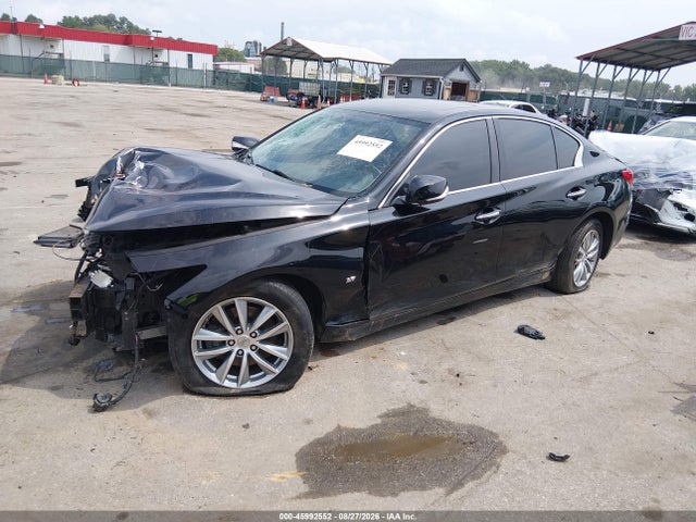 45992552 :رقم المزاد ، JN1BV7ARXFM423852 vin ، 2015 Infiniti Q50 مزاد بيع