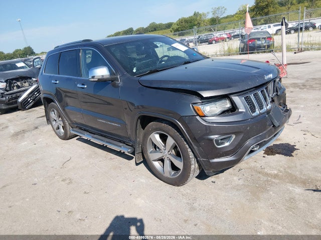 2014 Jeep Grand Cherokee Overland მანქანა იყიდება აუქციონზე, vin: 1C4RJFCG8EC137418, აუქციონის ნომერი: 45992576