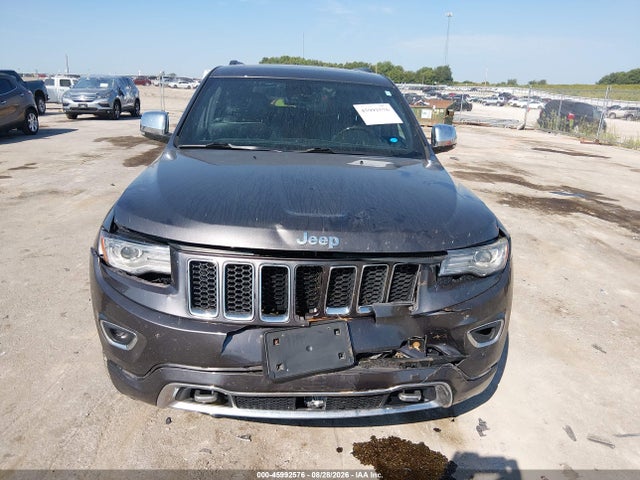2014 Jeep Grand Cherokee Overland მანქანა იყიდება აუქციონზე, vin: 1C4RJFCG8EC137418, აუქციონის ნომერი: 45992576