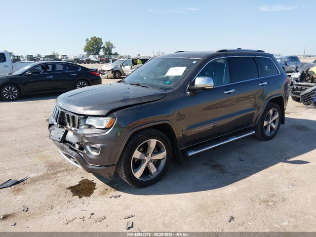 2014 Jeep Grand Cherokee Overland მანქანა იყიდება აუქციონზე, vin: 1C4RJFCG8EC137418, აუქციონის ნომერი: 45992576