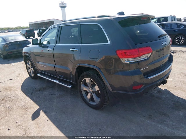 2014 Jeep Grand Cherokee Overland მანქანა იყიდება აუქციონზე, vin: 1C4RJFCG8EC137418, აუქციონის ნომერი: 45992576